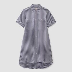Everlane Daytripper Striped Button-Up Shirt Dress